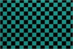 2MTR ORACOVER FUN-4 SMALL CHEQ.TURQ./BLACK